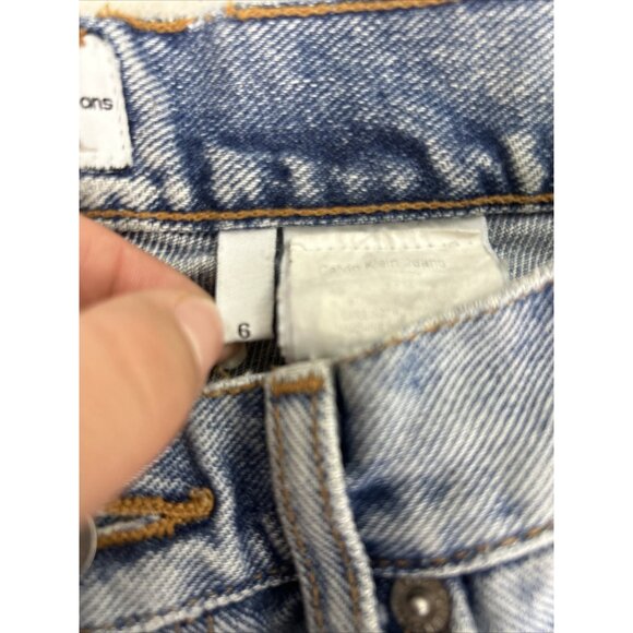 Vintage Calvin Klein Jeans Women’s Size 6 Light Wash Easy Straight Leg - Picture 3 of 12